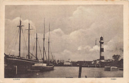 Latvia - LIEPAJA Libau -Harbour - Lighthouse - Publ. Carl Dittmar  - Letland