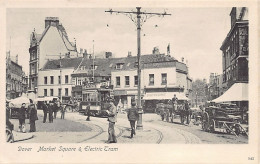 England - DOVER - Market Square & Electric Tram 15 - Dover