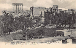 Liban - BAALBEK - Vue Générale De L'acropole - Ed. Photographie Bonfils, Successeur A. Guiragossian 115 - Libano