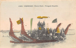 Cambodge - PHNOM PENH - Pirogues Royales - Ed. V. Fiévet 196 - Cambodge