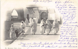 Algérie - CARTE PRÉCURSEUR Année 1900 - Alger - Mauresques Se Rendant Au Marabout De La Marine - Ed. J. Geiser  - Alger