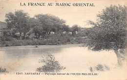 La France Au Maroc Oriental - SAFSAFAT - Paysage Autour De L'Oued Meloulou - Ed. N. Boumendil (Taourit) 1269 - Other & Unclassified