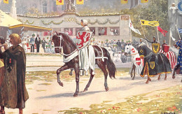 Österreich - Wien - Kaiser-Jubil.-Huldigungsfestzug - Jahre 1908 - König Rudolf Von Habsburg Mit Dem Deutschen Heerbann  - Autres & Non Classés