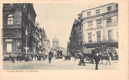 England - LIVERPOOL - Castle Street - Penlington & Batty Co. Watches & Clocks - Publ. Valentines Series - Liverpool