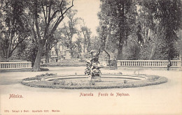 Ciudad De México - Alameda - Fuente De Neptuno - Ed. Latapi Y Bert 133 - Mexico