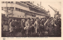 Maroc - Guerre Du Rif - Débarquement De L'Infanterie Alpine à Casablanca - Ed. F - Casablanca