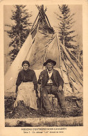 Canada - Lake Superior (ON) Cree Couple In Front Of His Tent - Publ. Missionnaires Oblats De Marie-Immaculée Serie I - Other & Unclassified
