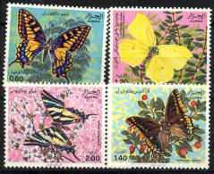 Année 1981-N°740/743 Neufs**MNH : Les Papillons - Argelia (1962-...)