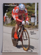 Autographe Michael Themann Zolinger Model Format A5 - Cyclisme