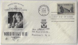 USA United States 1960 FDC World Refugee Year 1st Day Cover From Washington - 1951-1960