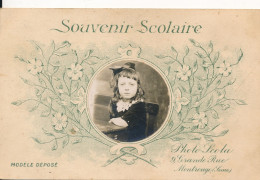 1 Carte-Photo : Portrait - Souvenir Scolaire Par E. Dumesnil-Marguin (2) - Anonymous Persons