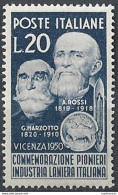 1950 Italia Lanieri MNH Sassone N. 628 - 1946-60: Nuovi