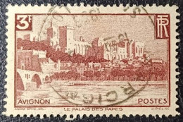 FRANCE Timbre Y&T N° 391. 3Fr AVIGNON. Cachet De 1938 à Draguignan. Bon Centrage.... - Gebruikt