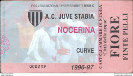 Bl15 Biglietto Calcio Ticket Juve Stabia - Nocerina 1996-1997 - Tickets - Entradas