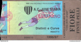 Bl46 Biglietto Calcio Ticket  Juve Stabia - Casarano 1996-97 - Biglietti D'ingresso