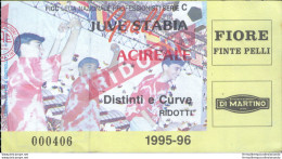 Bl51 Biglietto Calcio Ticket  Juve Stabia - Acireale 1995-96 - Biglietti D'ingresso