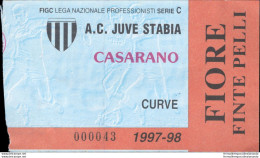 Bl66 Biglietto Calcio Ticket  Juve Stabia  - Casarano - Biglietti D'ingresso