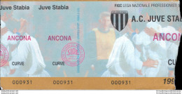 Bl69 Biglietto Calcio Ticket Juve Stabia - Ancona - Toegangskaarten