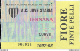 Bl58 Biglietto Calcio Ticket  Juve Stabia - Ternana 1997-98 - Biglietti D'ingresso