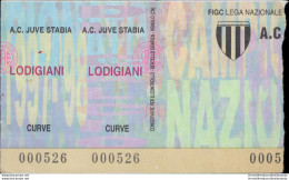 Bl76 Biglietto Calcio Ticket Juve Stabia - Lodigiani - Biglietti D'ingresso