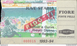 Bl96  Biglietto Calcio Ticket Juve Stabia -ostia 1993-1994 - Biglietti D'ingresso
