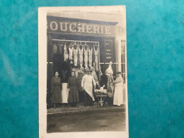 13  / Carte Photo Marseille?devanture Boucherie - Autres & Non Classés