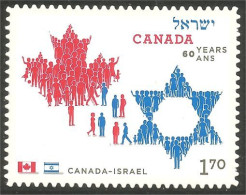 Canada Amitié Friendship Israel MNH ** Neuf SC (C23-79ia) - Ongebruikt