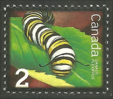 Canada Insecte Insect Insekt Papillon Chenille Caterpillar Butterfly Schmetterling Raupe MNH ** Neuf SC (C23-28d) - Butterflies