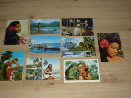 Vente En Lot De 9 Cartes Sur   TAHITI - Tahiti