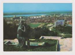 Bulgaria Bulgarian City SILISTRA General View With City Football Soccer Stadium Vintage Photo Postcard RPPc AK (1341) - Stadien