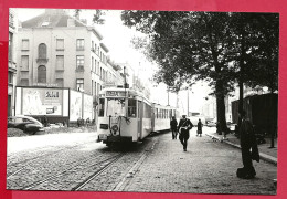 Photo Bruxelles = Tram  Centre  Bd  D'  Anvers  :  Ligne  A  Bruxelles  Asse  Plaque  Direct - Andere & Zonder Classificatie