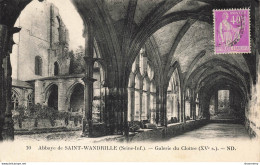 CPA Abbaye De Saint Wandrille-Galerie Du Cloitre-10-Timbre      L2428 - Saint-Wandrille-Rançon