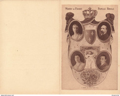 CPA Double-Maison De France-Famille Royale     L2432 - Koninklijke Families