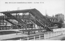 CPA Houilles-Carrières Sur Seine-La Gare-6051-TRES RARE     L2435 - Houilles