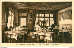 CPA Mulhouse Riedisheim-La Rotisserie Du Château-Vue D'une Salle Du Restaurant    L1934 - Mulhouse