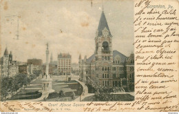 CPA Scranton-Court House Square-Timbre    L1934 - Other & Unclassified