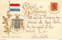 CPA Groet Uit Nederland-Timbre     L1972 - Andere & Zonder Classificatie