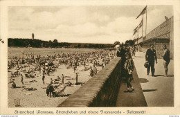 CPA Strandbad Wansee-Strandleben Und Obere Promenade-Feilansicht-Timbre         L1675 - Andere & Zonder Classificatie