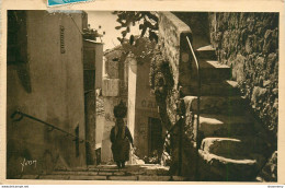 CPA Eze-Une Vieille Rue Du Village-Timbre       L1675 - Eze