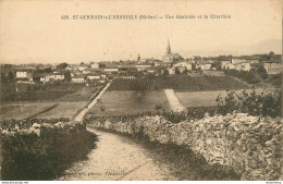 CPA Saint Germain Sur L'Arbresle-Vue Générale Et La Charrière     L1289 - Otros & Sin Clasificación