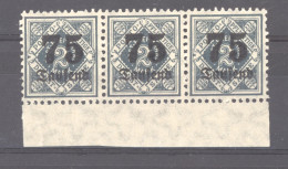 Wurtemberg  -  Service  :  Mi  176  **  Bande De 3 - Mint