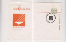 YUGOSLAVIA,1984 TRAVNIK  OLYMPIC GAMES SARAJEVO Nice Cover - Cartas & Documentos