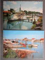 CP 17 Charente Maritime LA TREMBLADE  - Lot De 2 Cartes Postale - Le Canal Ostréicole - Le Port - La Tremblade