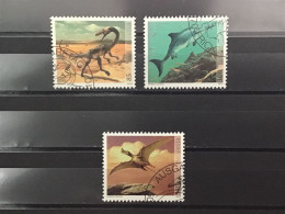 Switzerland / Zwitserland - Complete Set Prehistoric Animals 2010 - Used Stamps