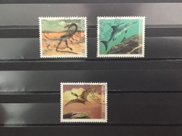 Switzerland / Zwitserland - Complete Set Prehistoric Animals 2010 - Used Stamps