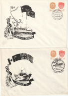 M 1457) UdSSR SSt 1991 Archangelsk: 50 Jahre Geleitzug DERVISH Der Alliierten, 2. WK - Covers & Documents