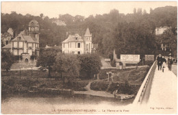 CPA DE LA VARENNE-SAINT-HILAIRE  (VAL DE MARNE)  LA MARNE ET LE PONT - Autres & Non Classés