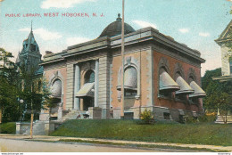 CPA Public Library,West Hoboken      L1986 - Andere & Zonder Classificatie