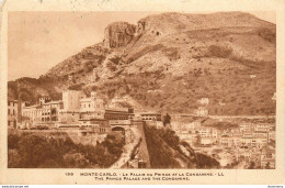 CPA Monte Carlo-Le Palais Du Prince Et La Condamine-Timbre     L1437 - Monte-Carlo