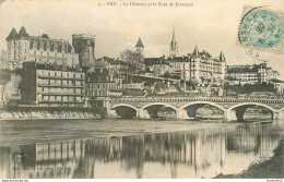 CPA Pau-Le Château Et Le Pont De Jurançon-Timbre     L1438 - Pau